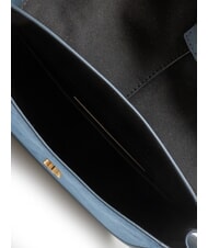 FURLA FLOW Mittelgro&szlig;e Ledertasche mit Schultergurt grau-blaue T&ouml;ne - Damentaschen - 5