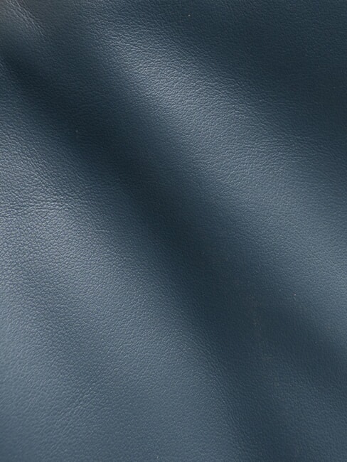 SFERA SOFT Umh&auml;ngetasche aus Leder grau blau - Damentaschen