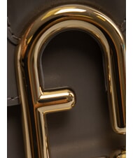 FURLA URBAN Kleine Umh&auml;ngetasche aus Leder urbanes Grau - Damentaschen - 3