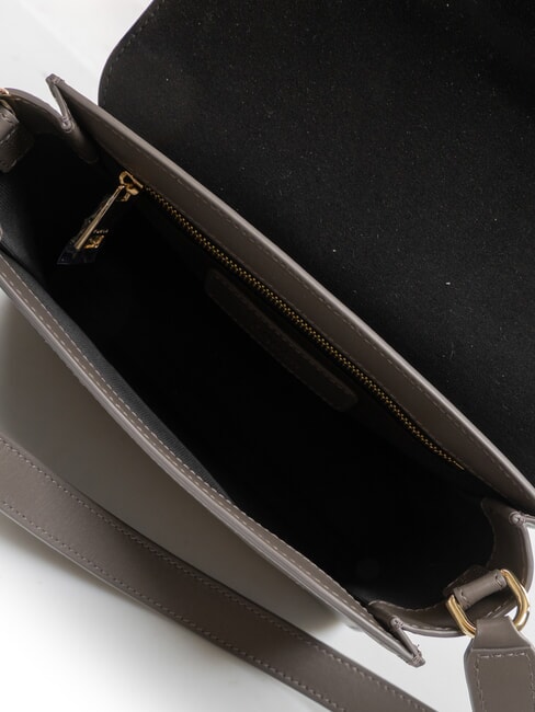 URBAN Kleine Umh&auml;ngetasche aus Leder urbanes Grau - Damentaschen