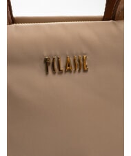 ALVIERO MARTINI PRIMA CLASSE PUFFY NYLON Kleine Handtasche mit Schultergurt greige - Damentaschen - 4