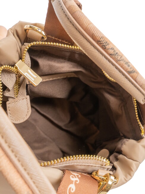 PUFFY NYLON Kleine Handtasche mit Schultergurt greige - Damentaschen