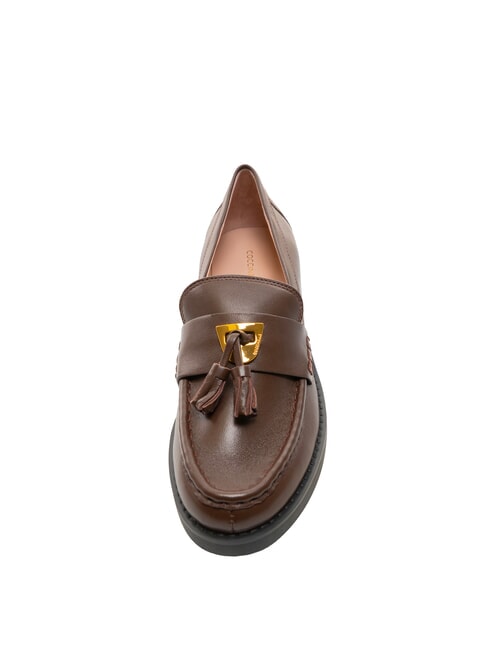 BEAT SELLERIA Ledermokassins mit Quaste Br&uuml;nette - Damenschuhe