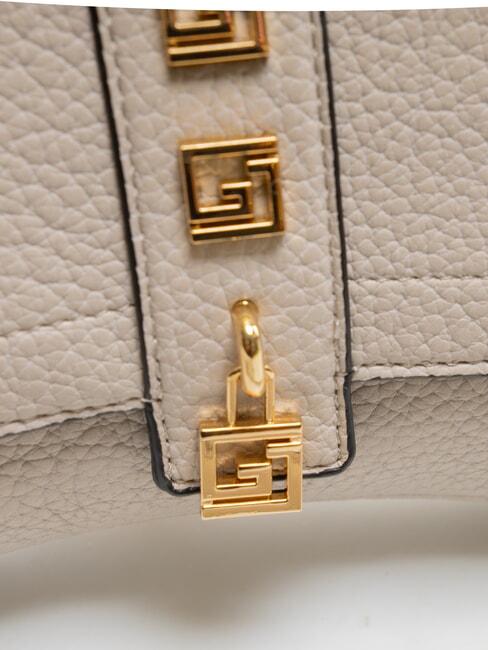 ELVIRA Umh&auml;ngetasche mit Nieten grau - Damentaschen