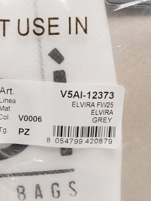 ELVIRA Umh&auml;ngetasche mit Nieten grau - Damentaschen