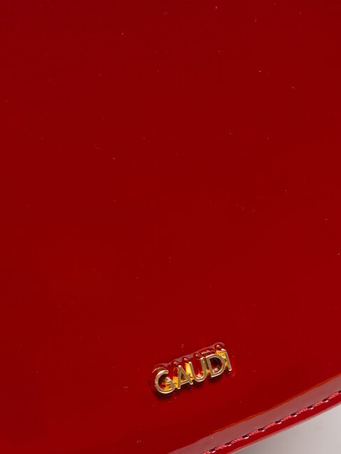 EVELYN LAK Kleine Umh&auml;ngetasche aus Lackleder ROT - Damentaschen