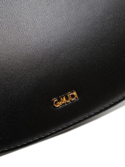 EVELYN Kleine Umh&auml;ngetasche mit &Uuml;berschlag SCHWARZ - Damentaschen