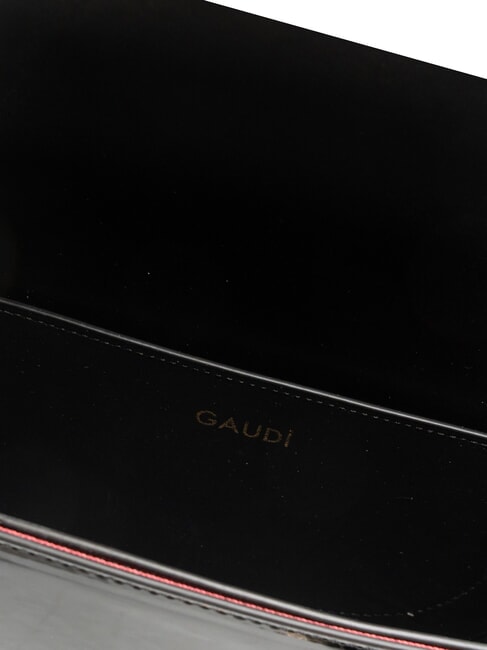 EVELYN Kleine Umh&auml;ngetasche mit &Uuml;berschlag SCHWARZ - Damentaschen