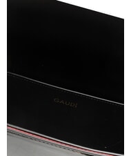 GAUD&Igrave; EVELYN Kleine Umh&auml;ngetasche mit &Uuml;berschlag SCHWARZ - Damentaschen - 6