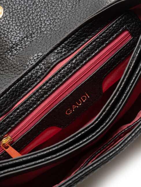 ELVIRA Umh&auml;ngetasche mit Nieten SCHWARZ - Damentaschen