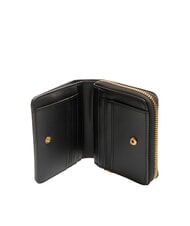 LOVE MOSCHINO ESSENTIAL Kleine Geldb&ouml;rse mit Quaste und Rundum-Rei&szlig;verschluss Schwarz - Brieftaschen Damen - 2