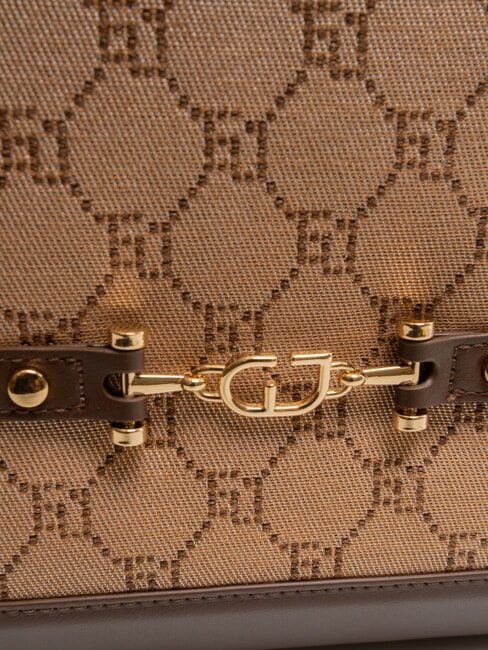 NEW DIAZ Einkaufstasche mit Jacquard-Logo br&auml;unen - Damentaschen