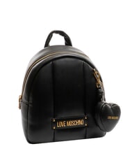 LOVE MOSCHINO PUFFY LOGO Rucksack mit Herztasche schwarz/rot/schwarz - Damentaschen - 2