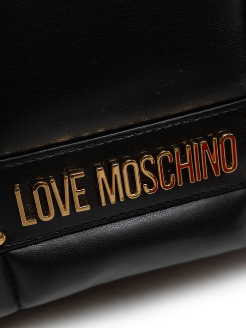 PUFFY LOGO Umh&auml;ngetasche mit Herzbeutel schwarz/rot/schwarz - Damentaschen