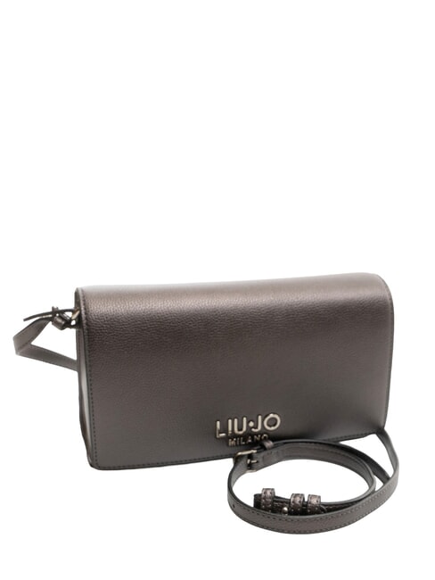 CALIWEN  Mini-Umh&auml;ngetasche mit Schultergurt Anthrazit met. - Damentaschen