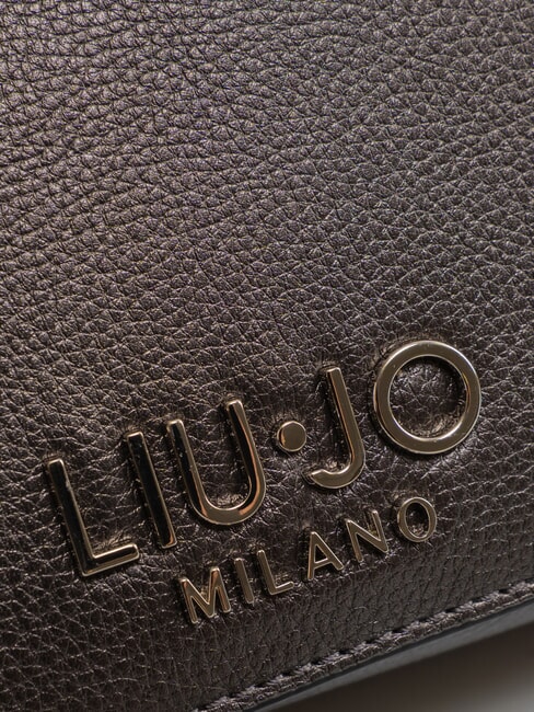 CALIWEN  Mini-Umh&auml;ngetasche mit Schultergurt Anthrazit met. - Damentaschen