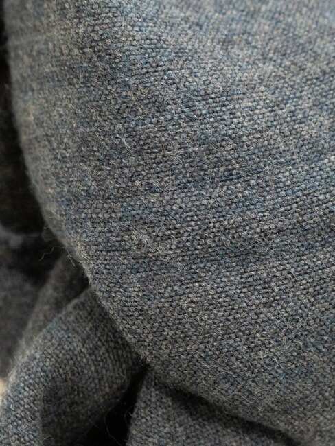 GEO Schal mit Fransen Lapisblau - Schals