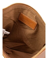 TIMBERLAND SMALL Kleine Clutch aus Leder mit Handgelenksriemen Cognac - Damentaschen - 5