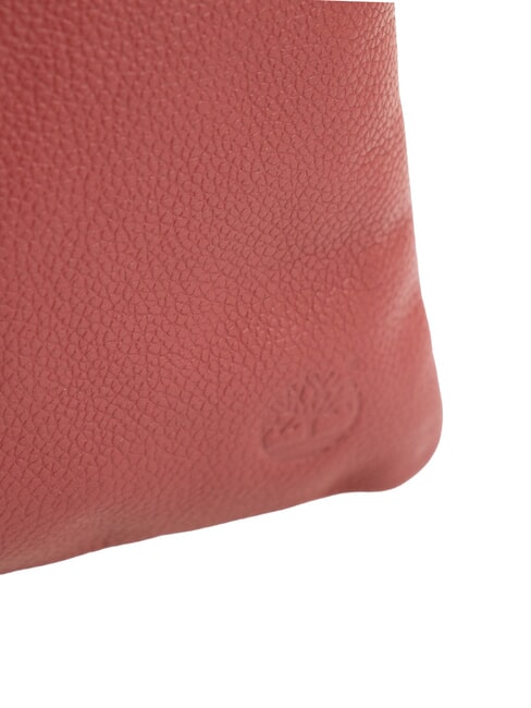 LARGE Gro&szlig;e Clutch aus Leder mit Handgelenkstasche Rot - Damentaschen