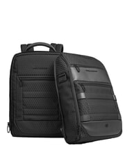 PIQUADRO HEXAGON 2-in-1-Rucksack, 15,6-Zoll-Laptophalterung Schwarz - PC-Rucks&auml;cke - 3