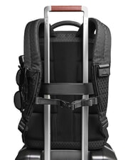 PIQUADRO HEXAGON 2-in-1-Rucksack, 15,6-Zoll-Laptophalterung Schwarz - PC-Rucks&auml;cke - 4
