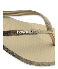 HAVAIANAS SLIM SPARKLE Flip Flops SAND / GRAU - Damenschuhe - 4