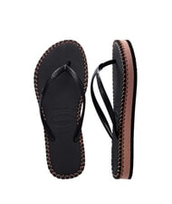 HAVAIANAS SLIM FLATFORM Flip-Flops SCHWARZ - Damenschuhe - 4