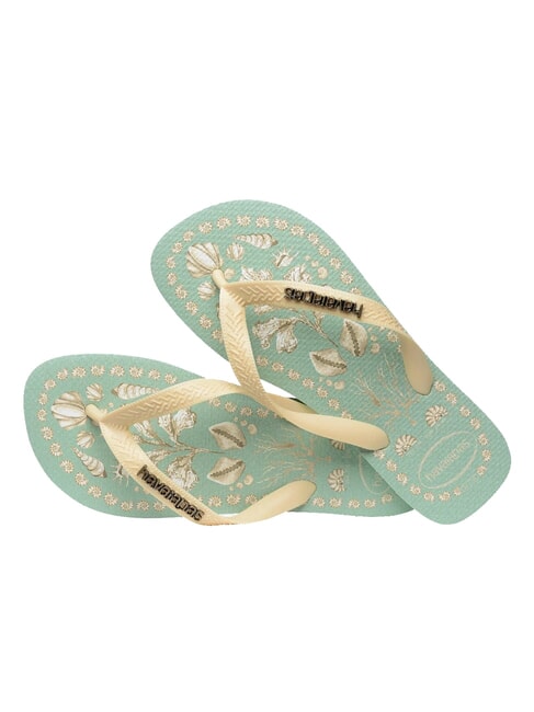 TOP TROPICALIA Flip-Flops K&uuml;stengr&uuml;n - Damenschuhe