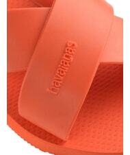 HAVAIANAS AQUA Slipper mit Kreuzband Sonnenuntergangsorange - Damenschuhe - 5
