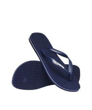 HAVAIANAS TOP RUBBER LOGO FILETE Flip-Flops Navy blau - Herrenschuhe - 3