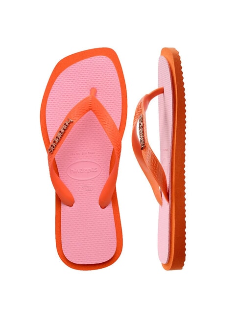 TOP SQUARE FUSION Flip-Flops Sonnenuntergangsorange - Damenschuhe