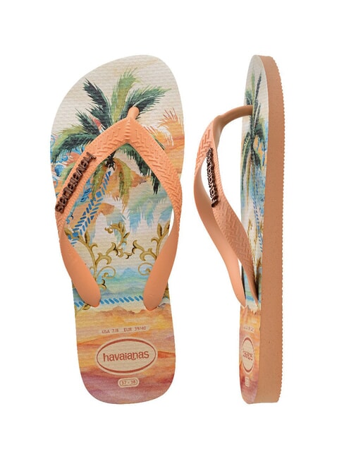 TOP TROPICALIA Flip-Flops Pfirsich - Damenschuhe
