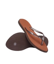 HAVAIANAS SLIM POINT Flip-Flops Dunkelbro - Damenschuhe - 3