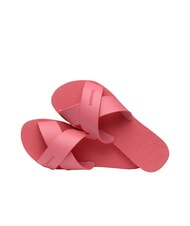 HAVAIANAS AQUA Slipper mit Kreuzband rosa Porzellan - Damenschuhe - 5