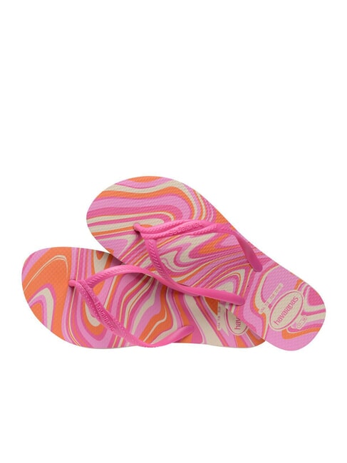 FANTASIA STYLE Flip-Flops beige/rosa - Damenschuhe