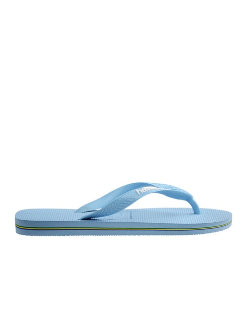 BRASIL LOGO Flip-Flops f&uuml;r Herren blau lavendel/wei&szlig; - Schuhe Unisex