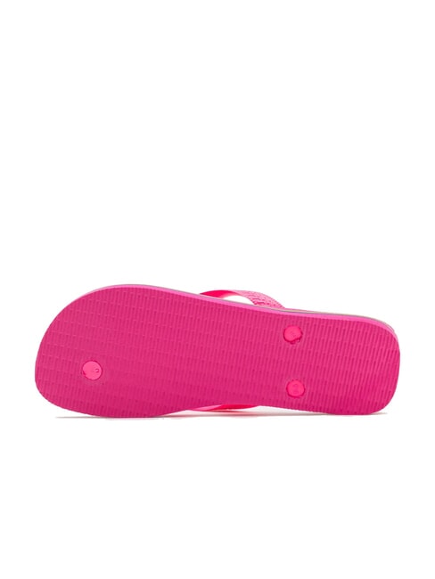  BRASILIEN-LOGO-Flip-Flops rosa Flussmittel/rosa Flussmittel - Schuhe Unisex