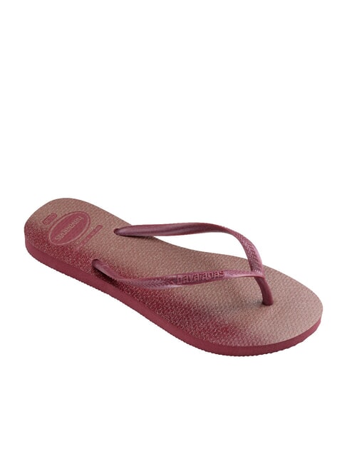 SLIM GLOSS Flip-Flops Amarant - Damenschuhe