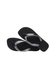 HAVAIANAS DUAL Flip-Flops schwarz/stahlgrau - Herrenschuhe - 4