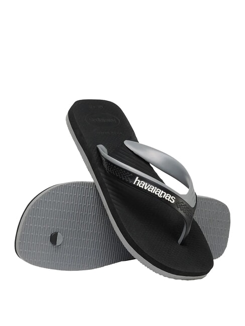 DUAL Flip-Flops schwarz/stahlgrau - Herrenschuhe