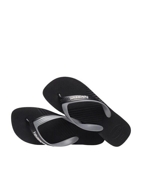 DUAL Flip-Flops schwarz/stahlgrau - Herrenschuhe