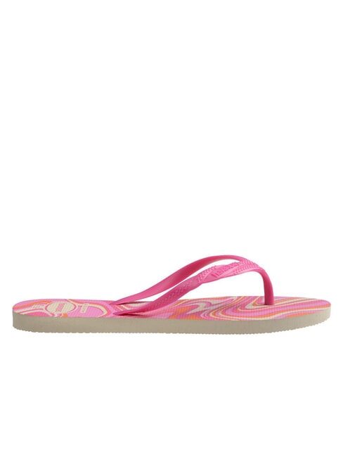 FANTASIA STYLE Flip-Flops beige/rosa - Damenschuhe