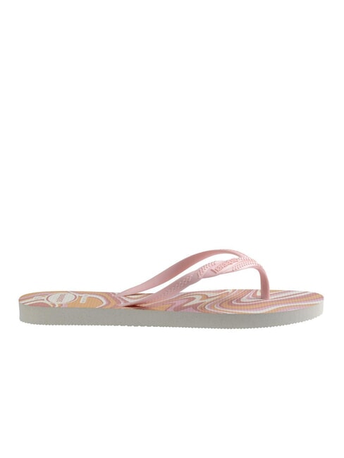 FANTASIA STYLE Flip-Flops wei&szlig;/rosa - Damenschuhe