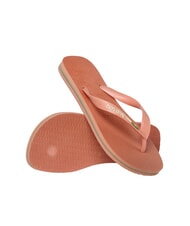 HAVAIANAS BRASIL LOGO Flip-Flops f&uuml;r Herren rosa Ton - Schuhe Unisex - 3