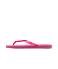 HAVAIANAS  BRASILIEN-LOGO-Flip-Flops rosa Flussmittel/rosa Flussmittel - Schuhe Unisex - 2