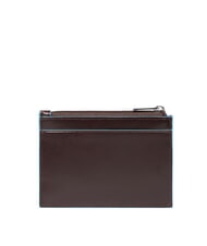 PIQUADRO BLUE SQUARE Schl&uuml;sseletui aus Leder MAHAGONI - Schl&uuml;sselanh&auml;nger und Schl&uuml;sseletuis - 2