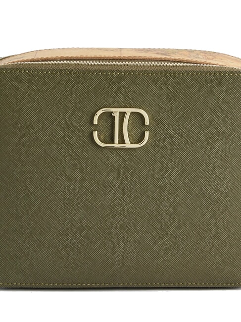 SKYE Kameratasche mit Doppelrei&szlig;verschluss moosgr&uuml;n - Damentaschen