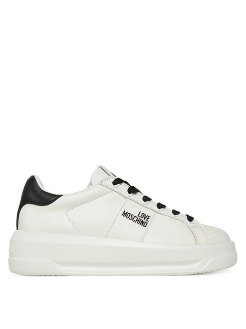 ECLIPSE50 Leder-Sneakers wei&szlig; schwarz - Damenschuhe