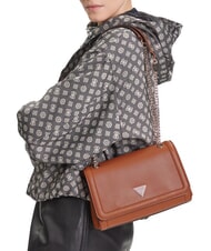 GUESS NOELLE 2 Umh&auml;ngetasche leichter Cognac - Damentaschen - 5