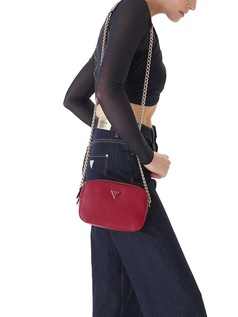 NOELLE 2  Mini-Schulterkameratasche Granat - Damentaschen